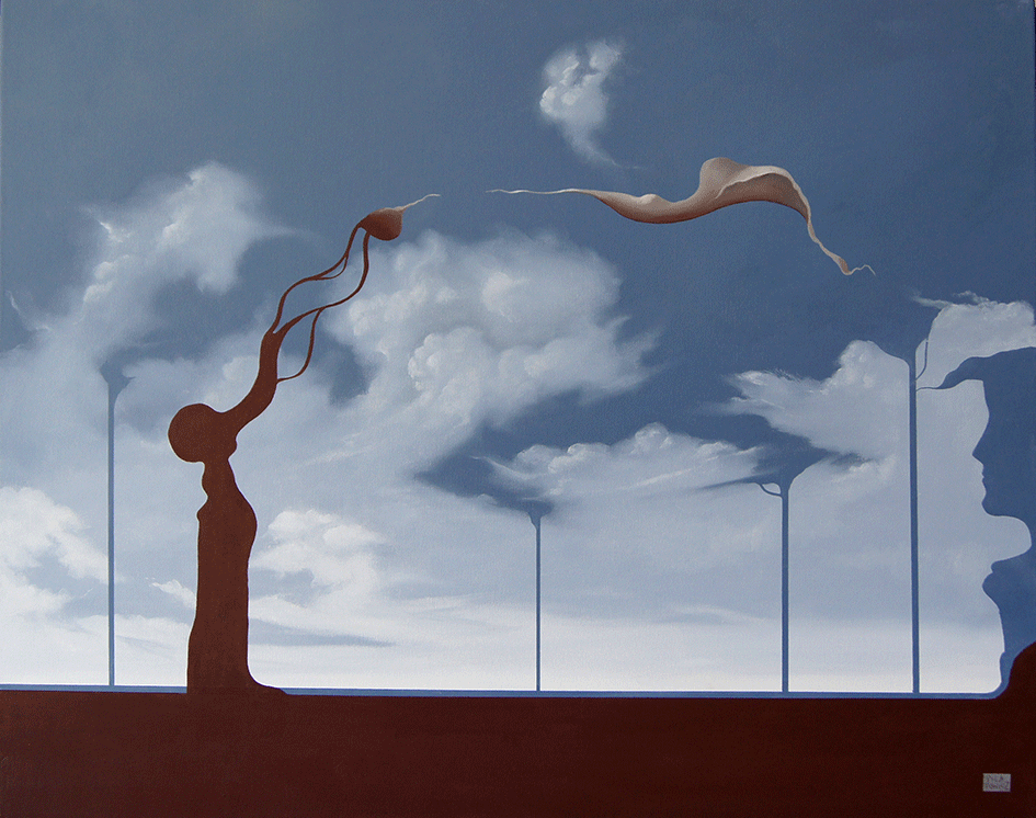 Surreal, surreale Malerei, surreale Gem&auml;lde, Kunst, Art, Pilatowicz, linzer Maler, abstrakte surrealismus,