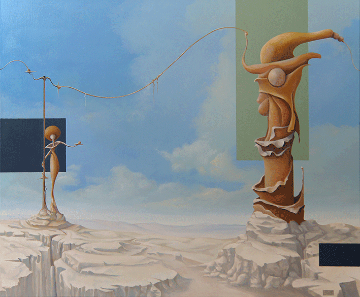 Surreal, surreale Malerei, surreale Gem&auml;lde, Kunst, Art, Pilatowicz, linzer Maler, abstrakte surrealismus,